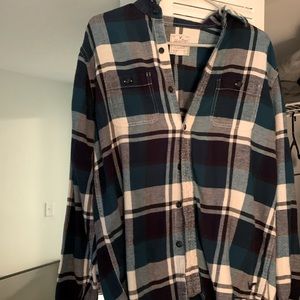 Blue and White Flannel
